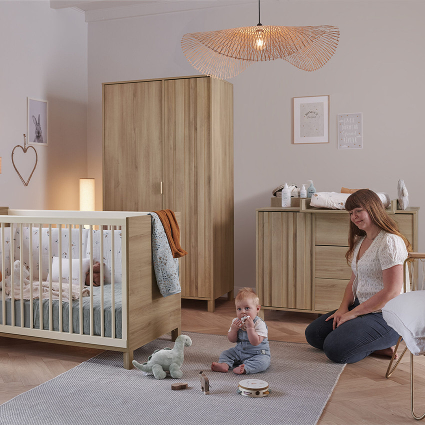 Armoire à 2 portes Calypso chêne du bocage 