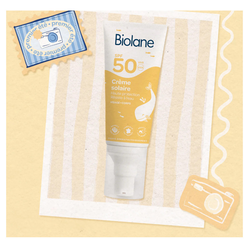 Crème solaire haute protection SPF50 UVB/UVA 50ml 