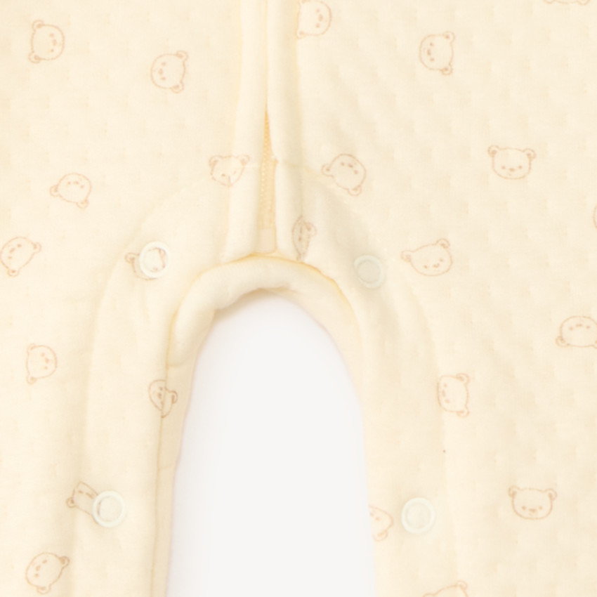 Combinaison en maille fantaisie imprimé ourson pour bébé fille 