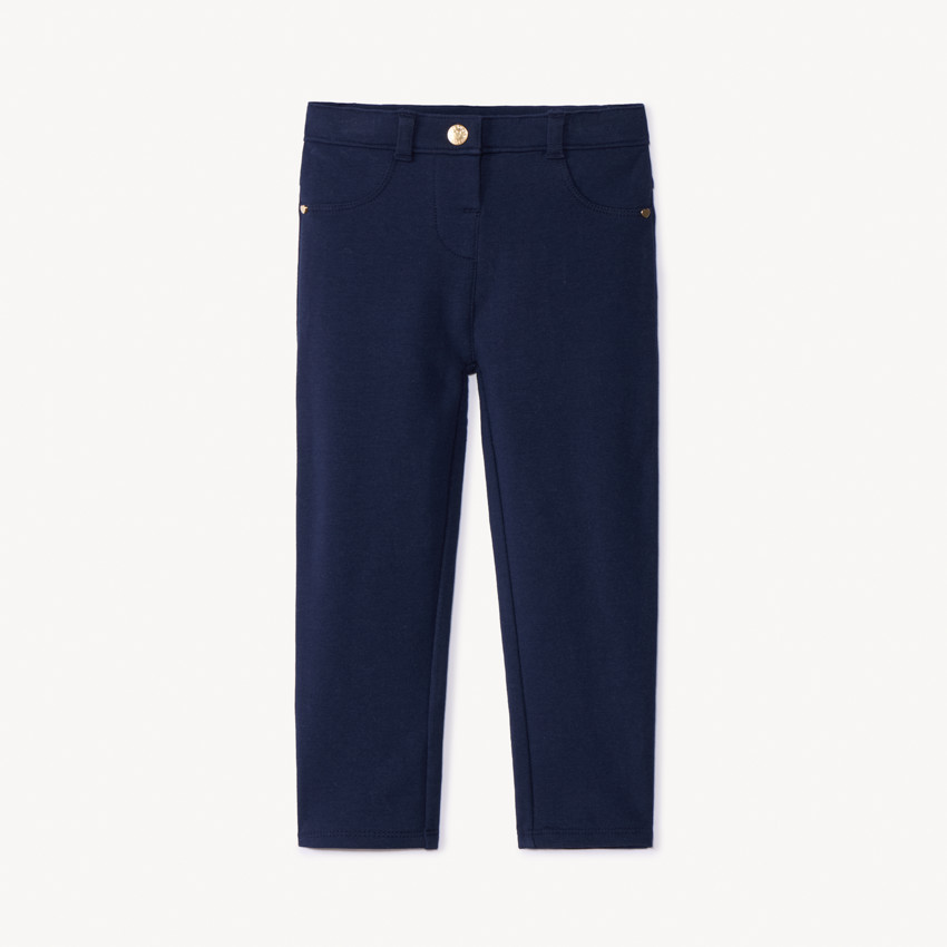 Jegging en molleton uni pour bébé fille 