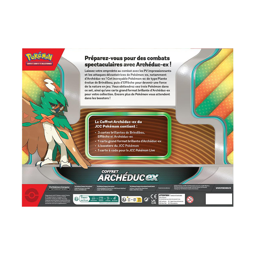Coffret Pokémon Archéduc-ex-EX 4 boosters 