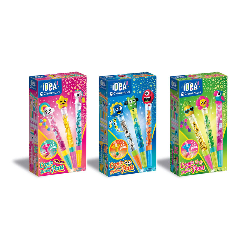 Petit coffret créatif Crée tes stylos (modèle aléatoire) 