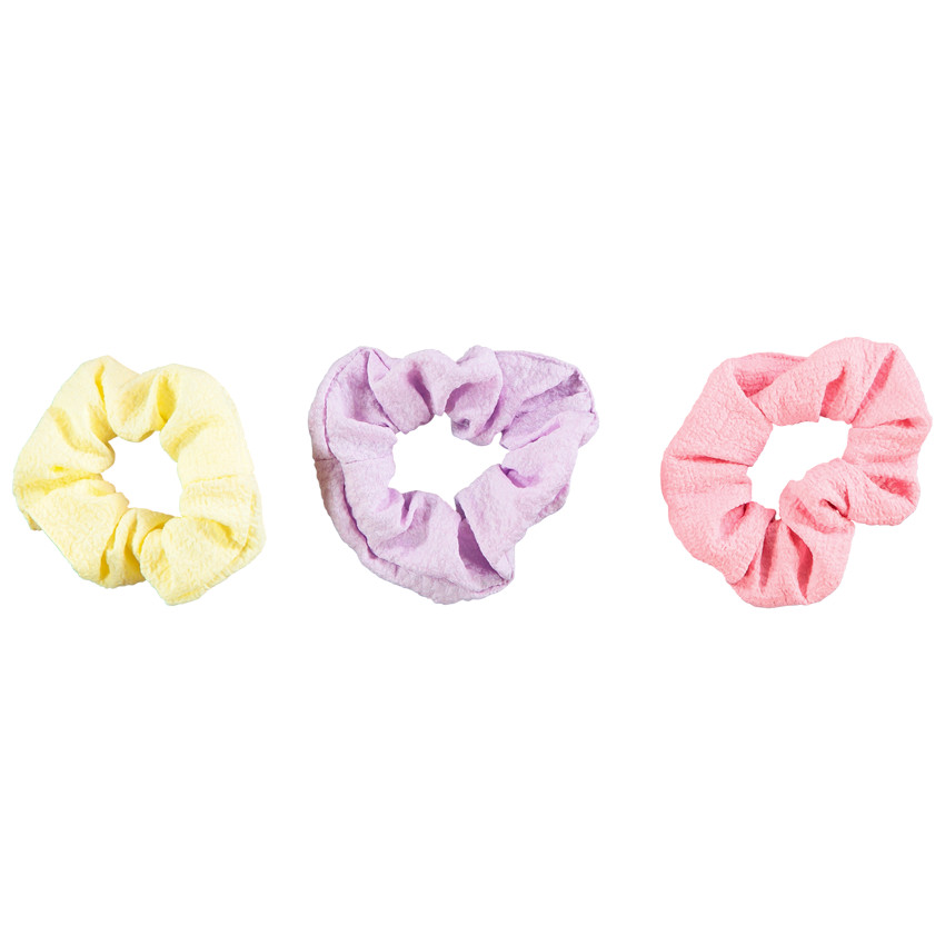 Lot de 3 chouchous unis pour fille 