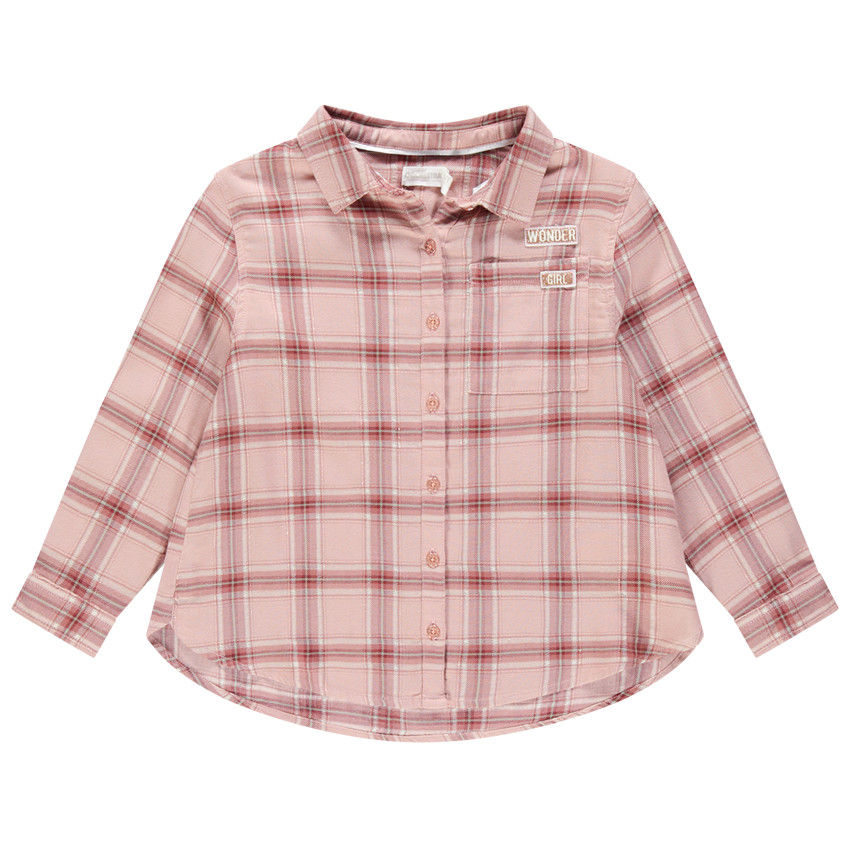 Chemise manches longues à carreaux 