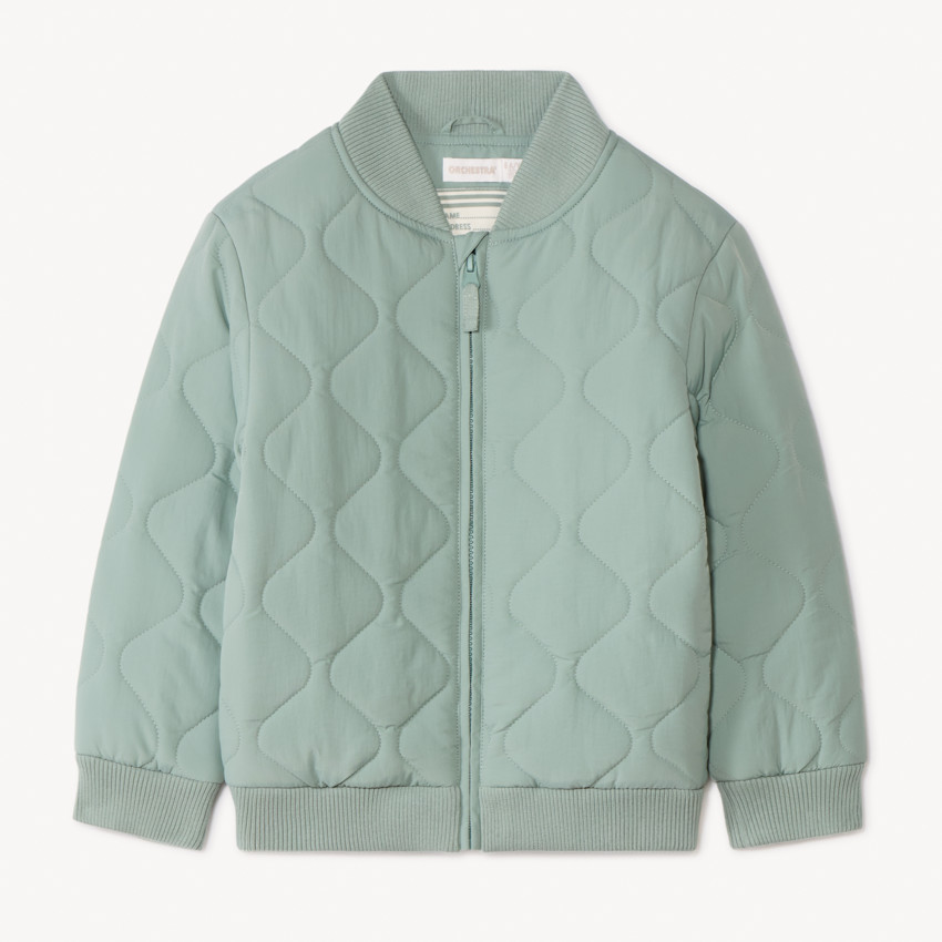 Bombers matelassé à patchs brodés pour garçon