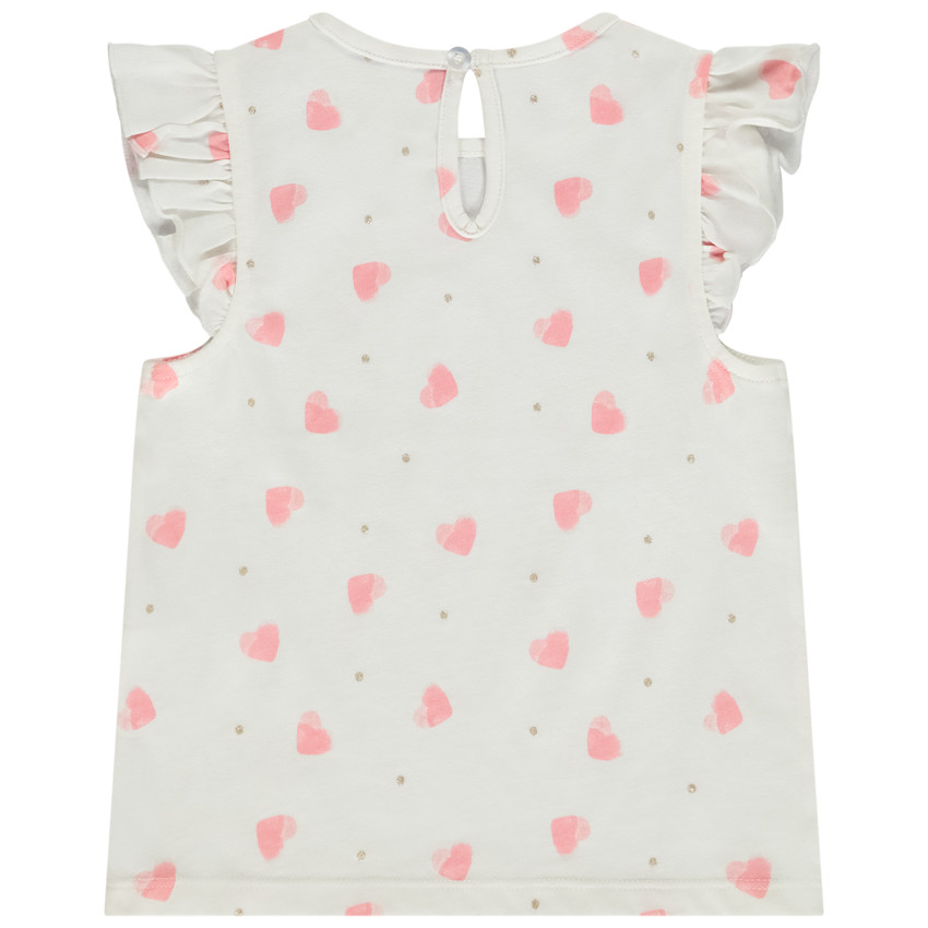 Lot de t-shirts manches courtes fantaisie pour bébé fille 