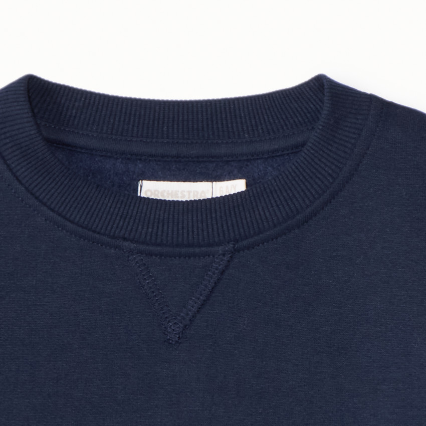 Sweat en molleton uni pour garçon 