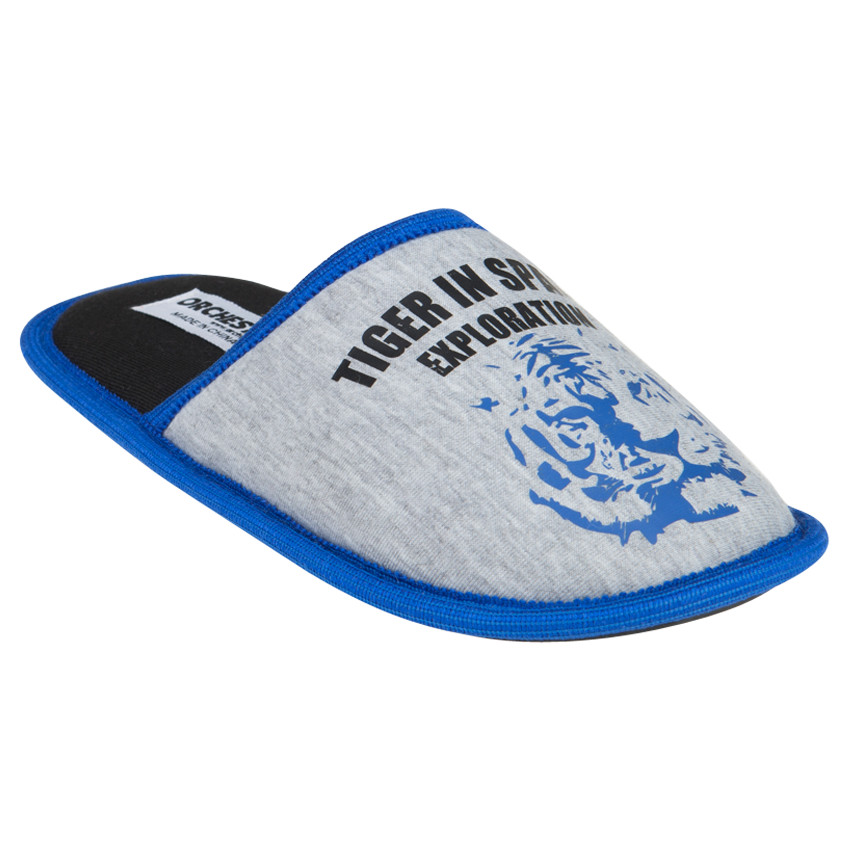 Chaussons bas print tête de tigre  