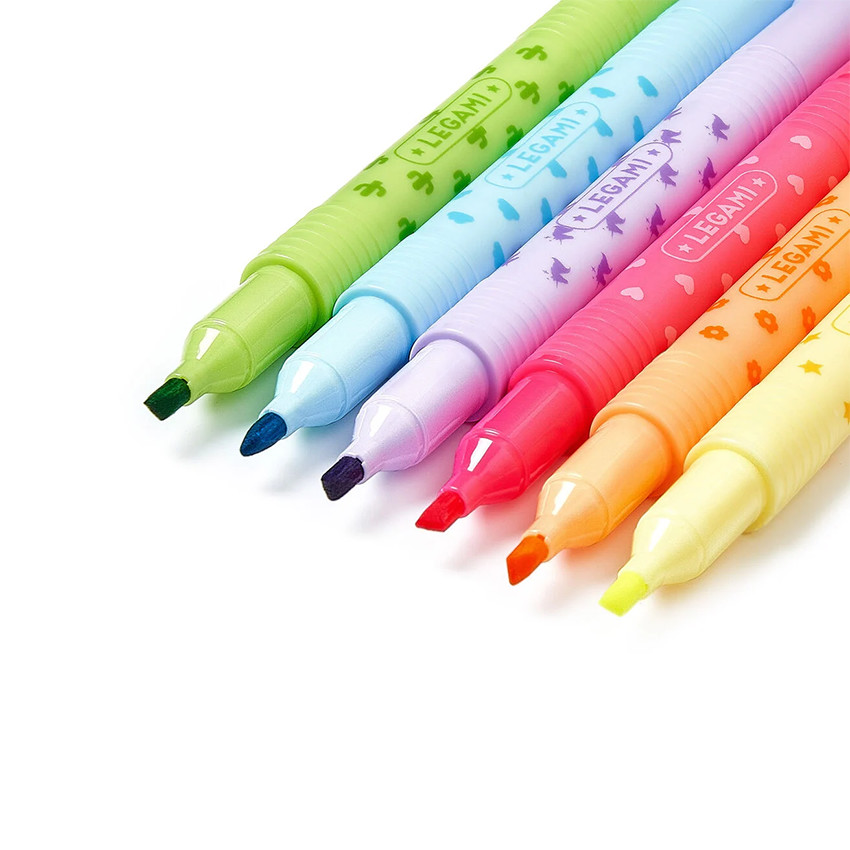 Set de 6 surligneurs effaçables Magic Highlighters 