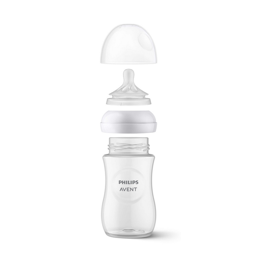 Tétine Natural Response liquides épais - 6m+ T6 - Transparent (Avent) - Image 3