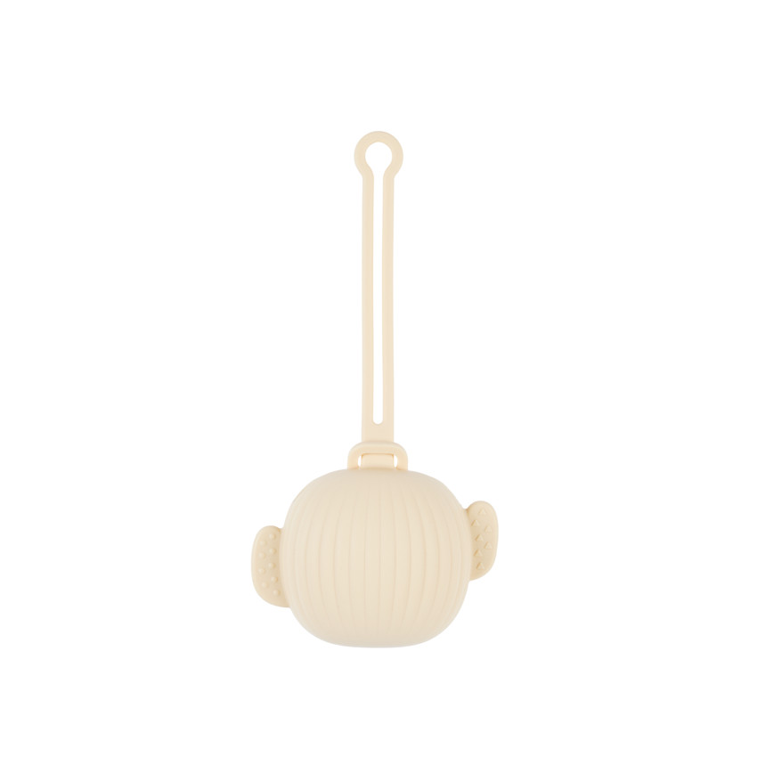 Boîte à sucette en silicone Cactus - Beige 