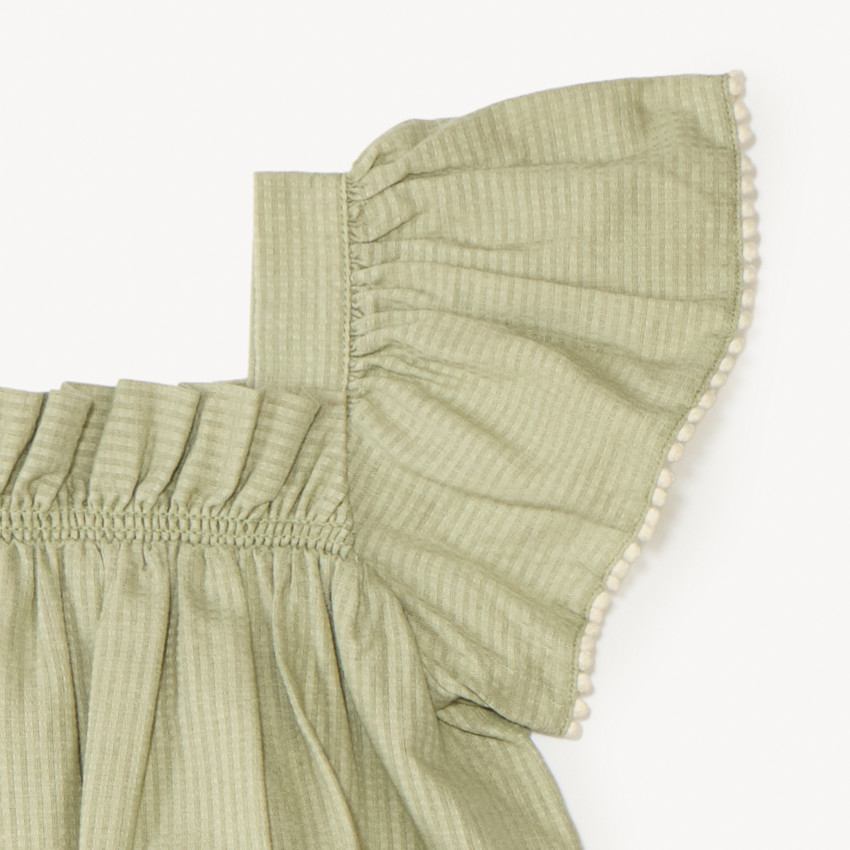 Ensemble court 2 pièces blouse + short pour bébé fille 