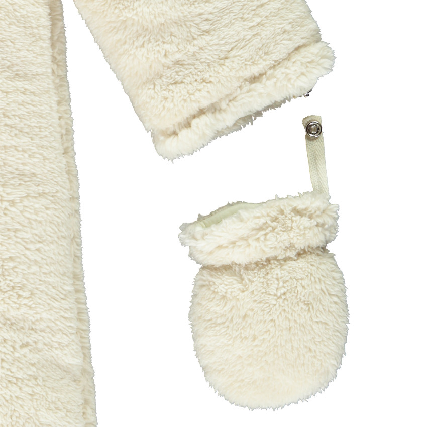 Combi-pilote ourson en sherpa pour bébé avec finitions différentes selon l'âge 