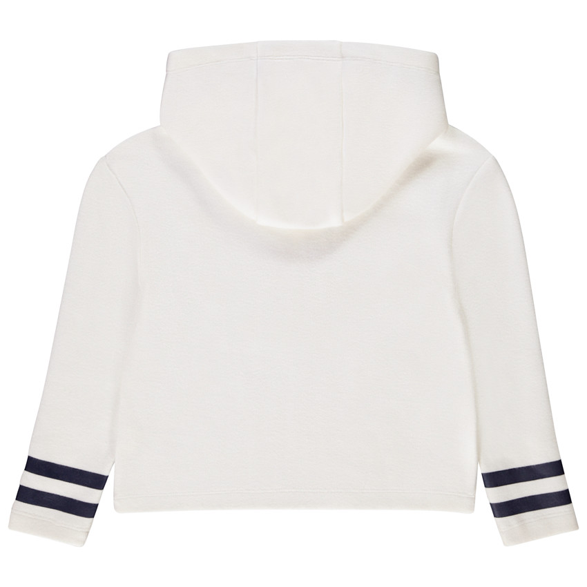 Pull esprit sweat avec patchs bouclettes et sequins pour fille 