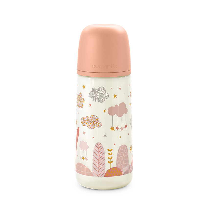 Biberon avec tétine symétrique SX Pro L 360 ml Dreams rose 