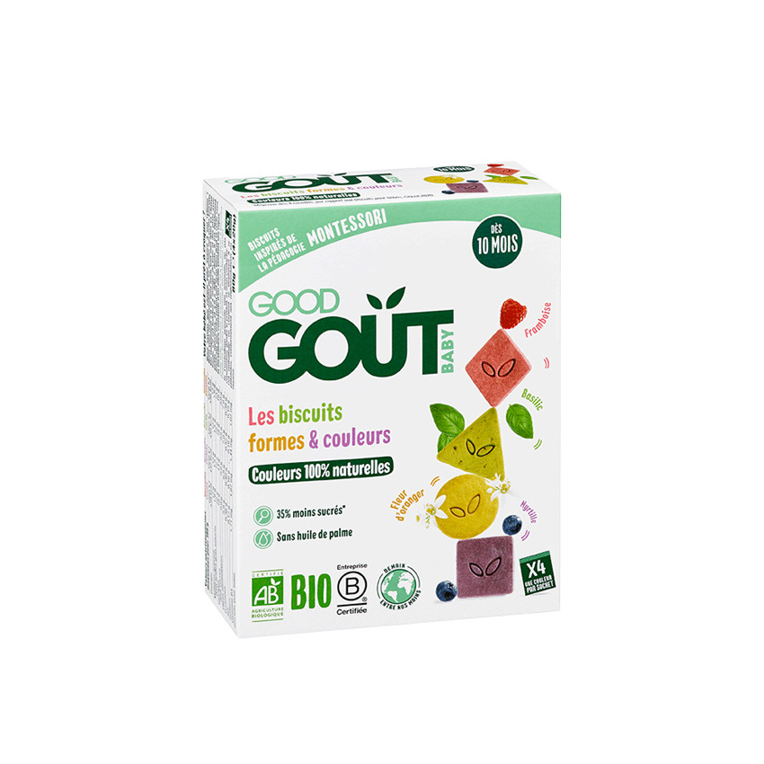 Biscuits formes et couleurs - 80g 