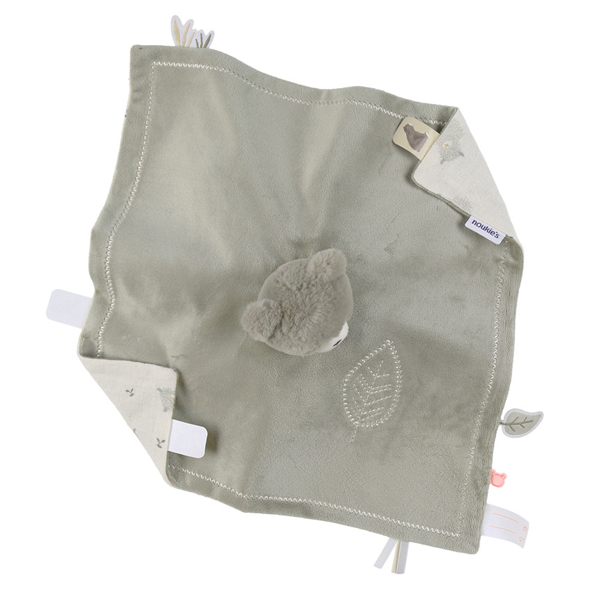 Doudou réversible Jour/Nuit Ours Orso Ecru 