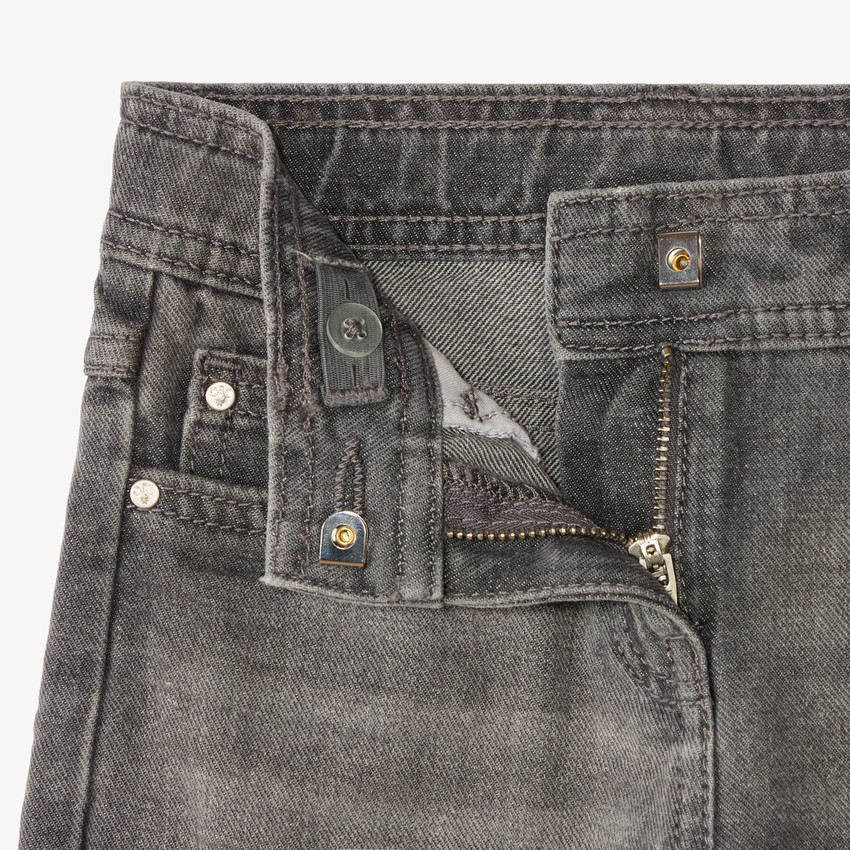 Jean large fille uni 