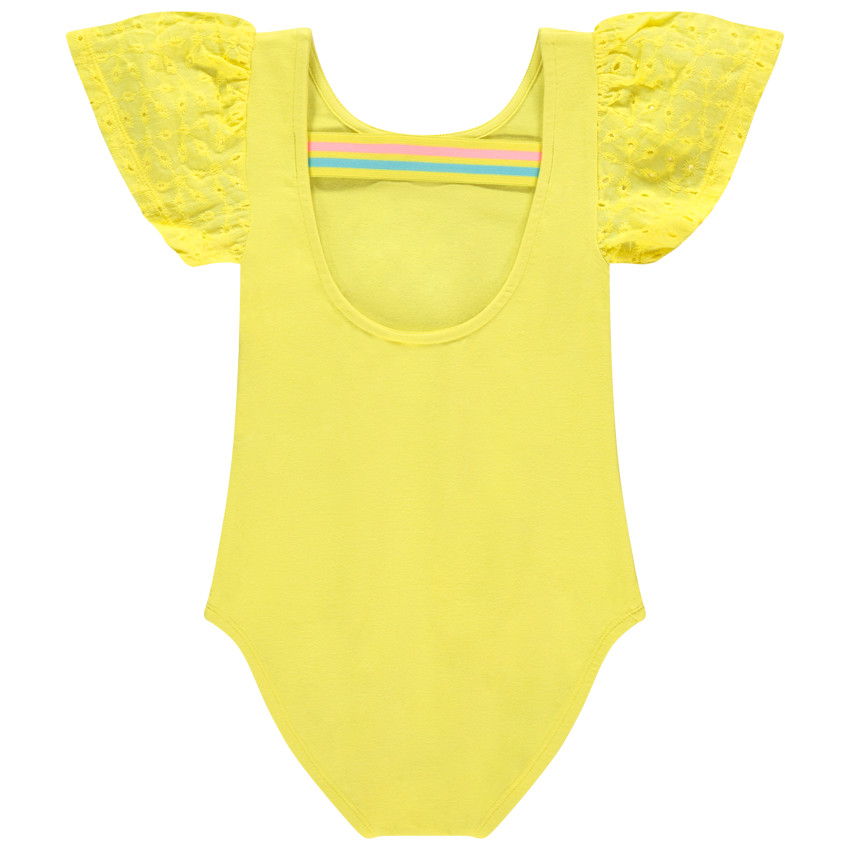 Body à manches courtes en broderie anglaise print ananas 