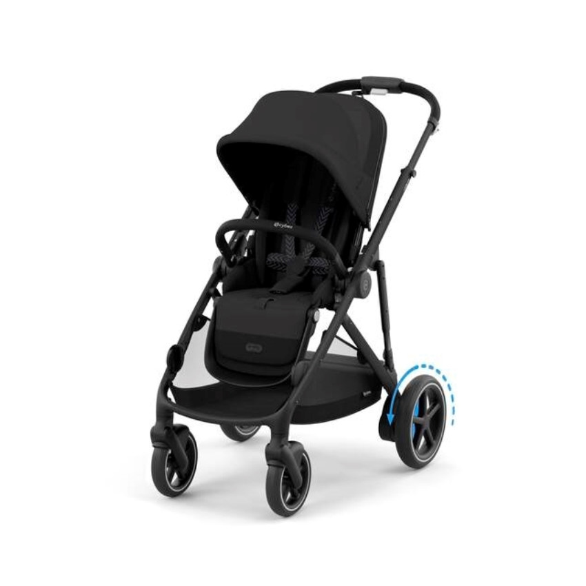 Poussette âge rapproché e-Gazelle S Moon black  