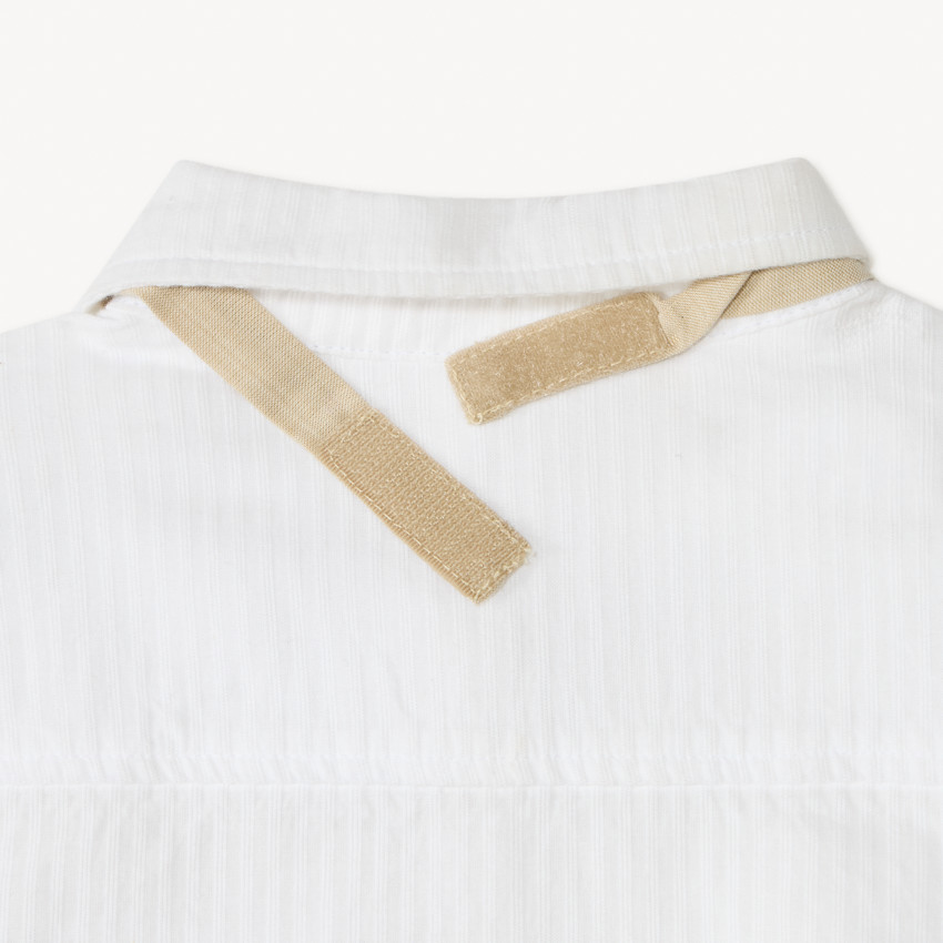 Chemise manches courtes + nœud papillon pour bébé garçon 