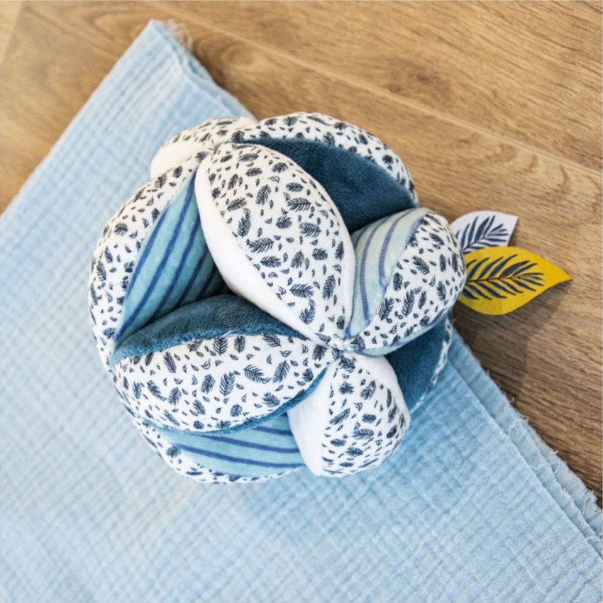 Balle sensorielle avec hochet Yoca le Koala - Bleu - Bleu (Doudou Et Compagnie) - Image 3