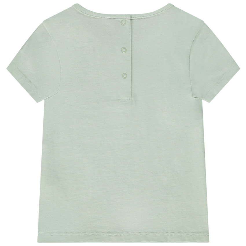 T-shirt manches courtes print fantaisie pour bébé fille 