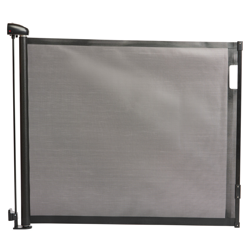Barrière de sécurité rétractable 150 cm noir 
