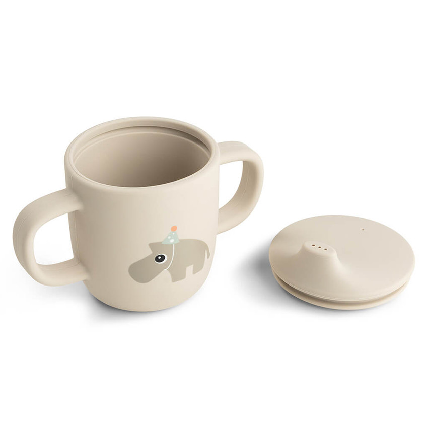 Tasse d'apprentissage en silicone Celebration Sable 