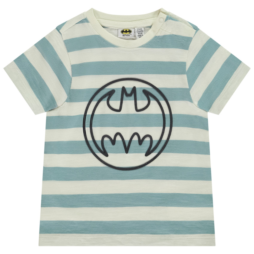 T-shirt à rayures avec print Batman Warner pour bébé garçon 