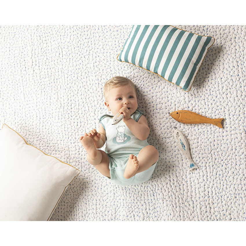 Combinaison courte en maille print Winnie Disney pour bébé garçon 