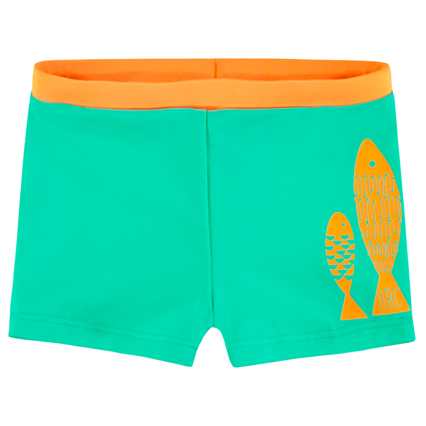 Boxer de bain avec poissons printés 