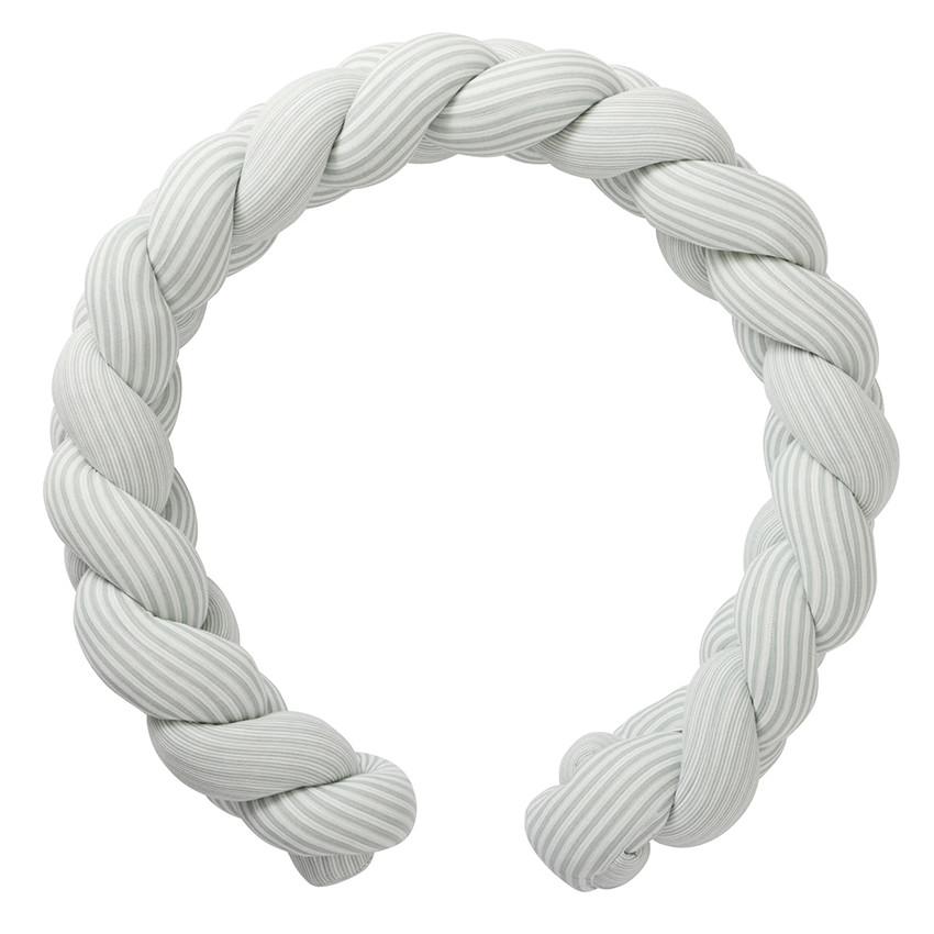 Tresse décorative ouatinée Soft Stripes Ecru Vert de Gris  