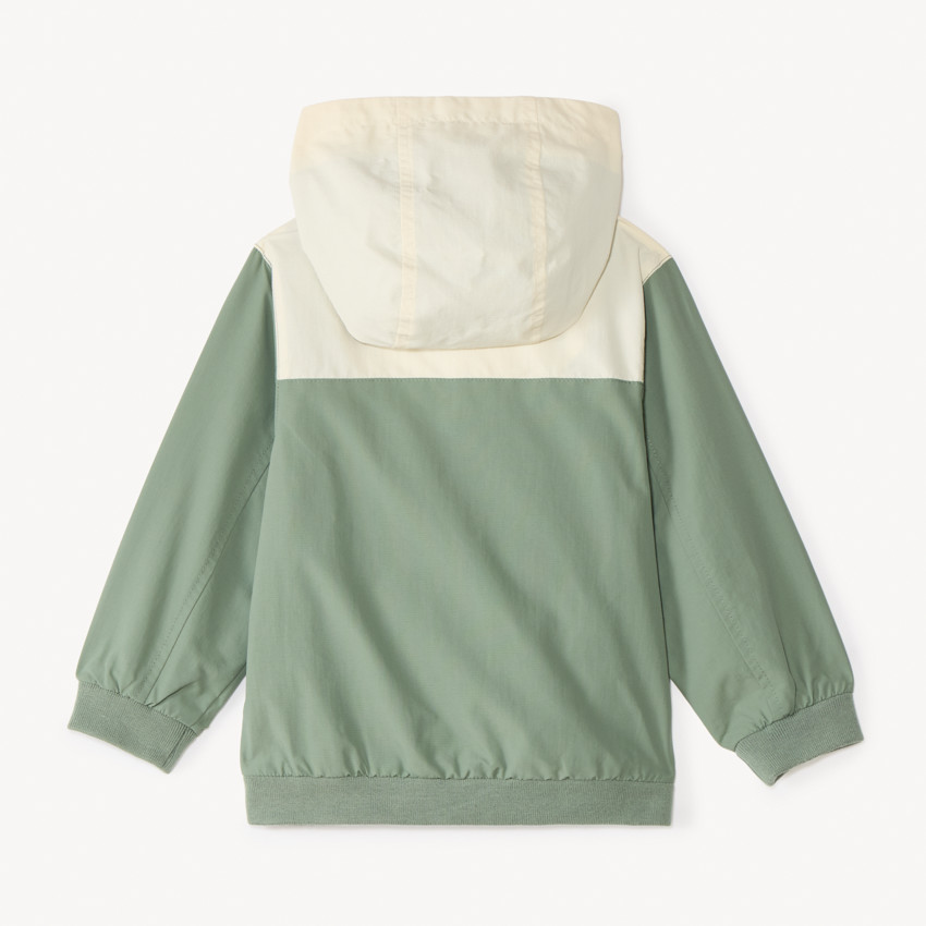 Coupe-vent à capuche en ripstop imperméable pour bébé garçon 