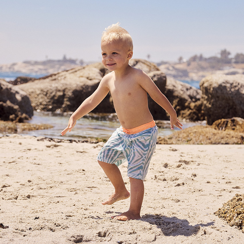 Short de bain effet tie & dye pour bébé garçon 