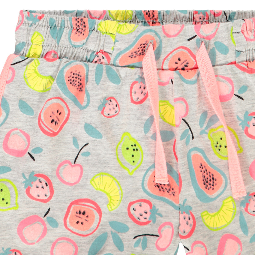 Short en jersey imprimé pour fille 