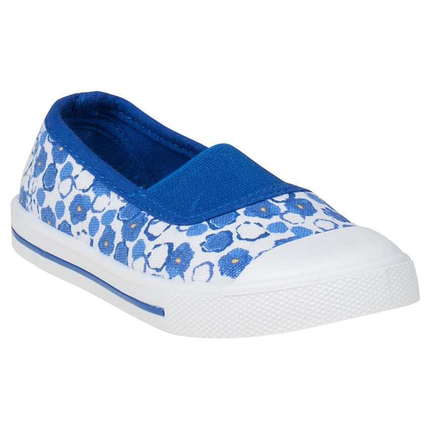 Babies fleuries en toile avec élastique du 28 au 35 