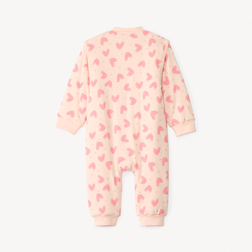 Surpyjama imprimé à manches amovibles pour bébé fille 