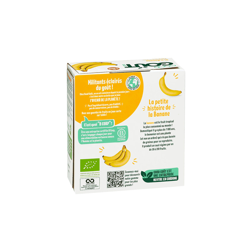 Gourde à la banane - 4 x 85g 