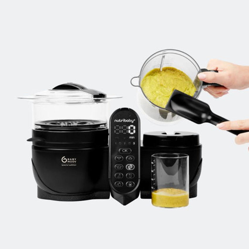 Robot multifonctions Nutribaby(+) XL Mineral Black 