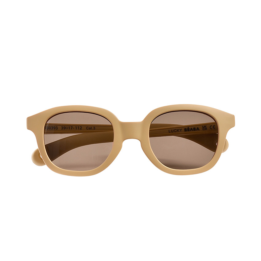 Lunettes de soleil avec cordon 9-24M Square Lucky ocre 
