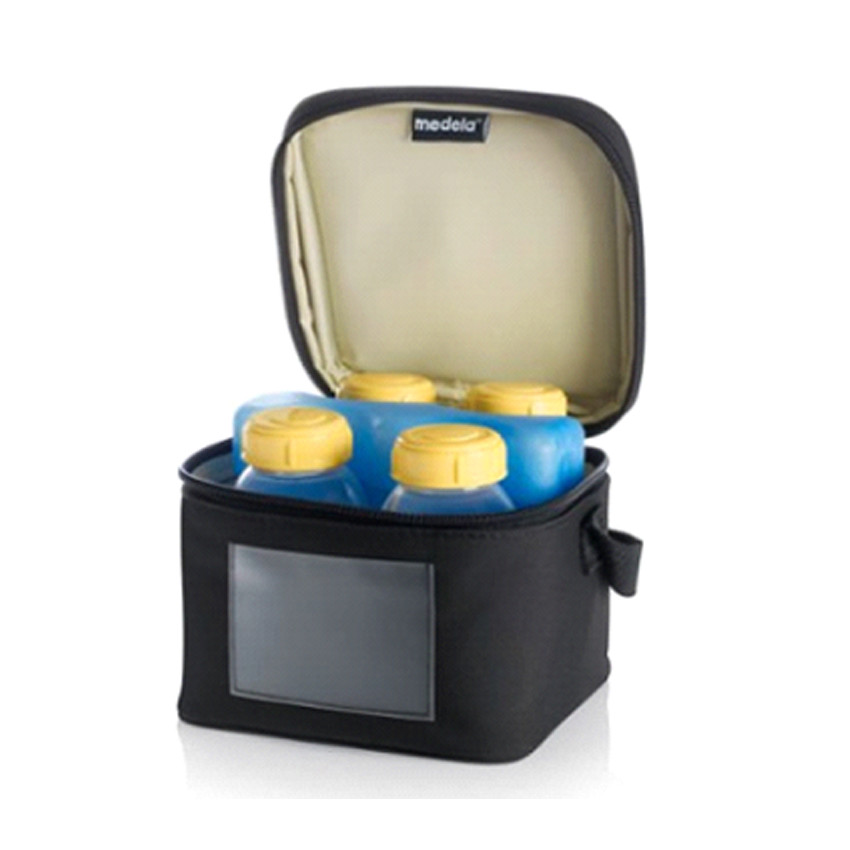 Sac isotherme + 4 biberons et un élément réfrigérant