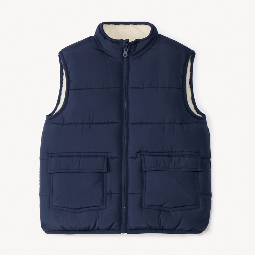 Doudoune sans manches réversible pour garçon 