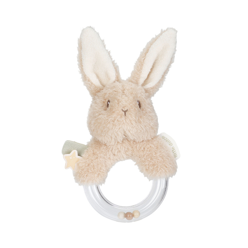 Anneau hochet lapin Newborn Naturals beige