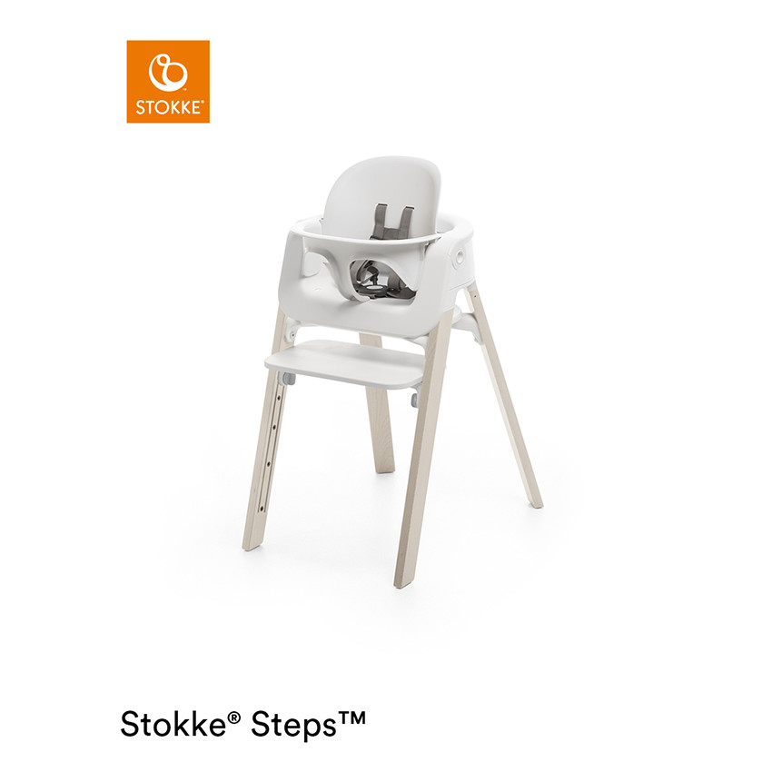 Baby set pour chaise haute Steps - White 