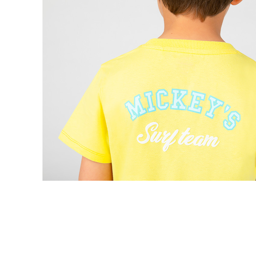 Ensemble de plage t-shirt + bermuda Mickey Disney pour garçon 
