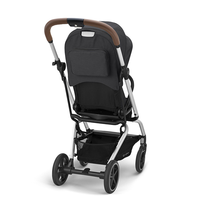 Poussette Eezy Twist +2 - Châssis Silver / Siège Deep Black 