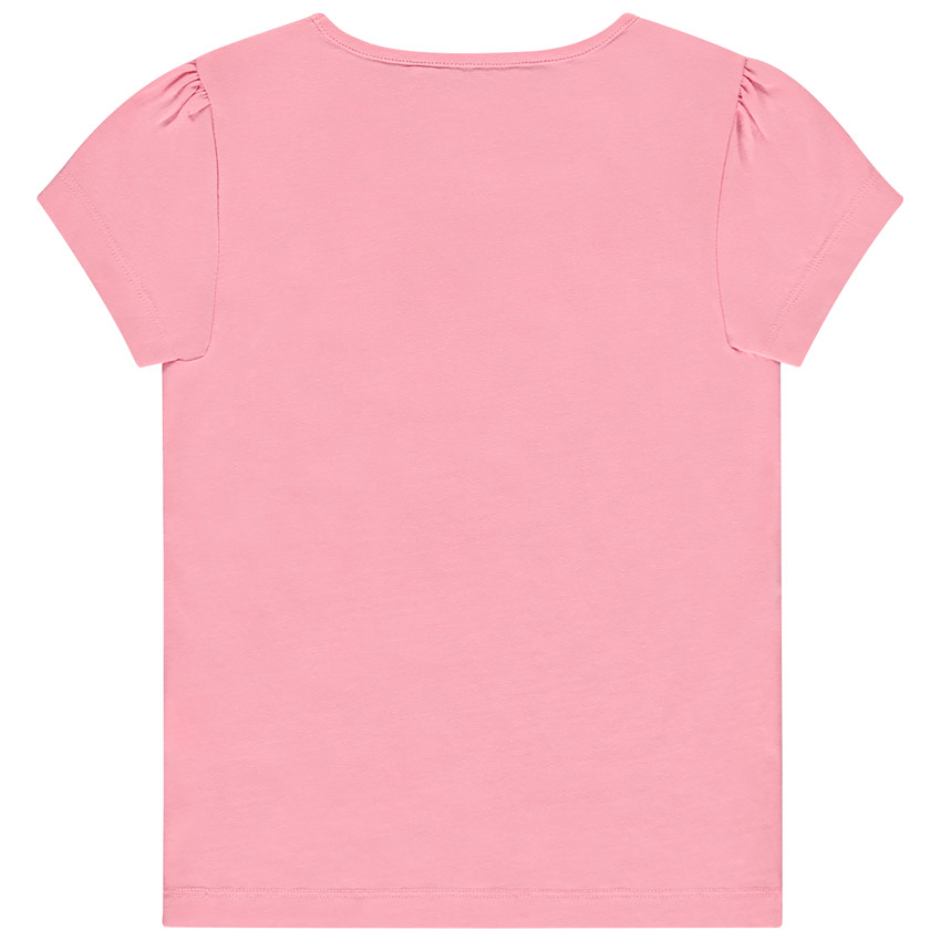 T-shirt manches courtes print fantaisie pour fille 