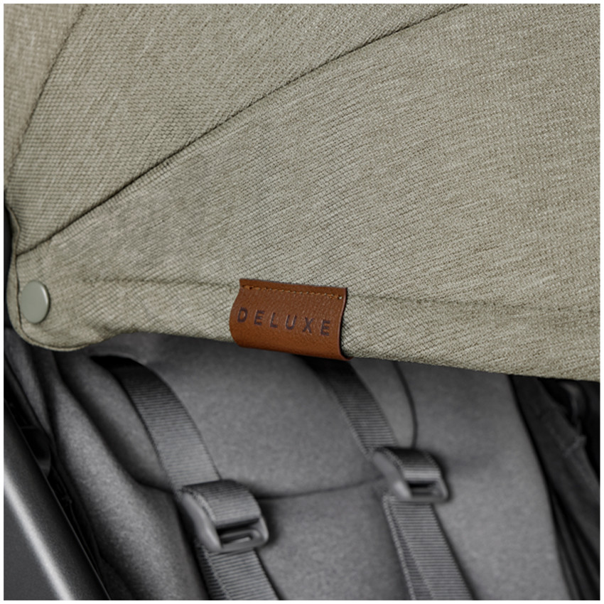 Poussette compacte Metro+ Deluxe Vert Kaki 