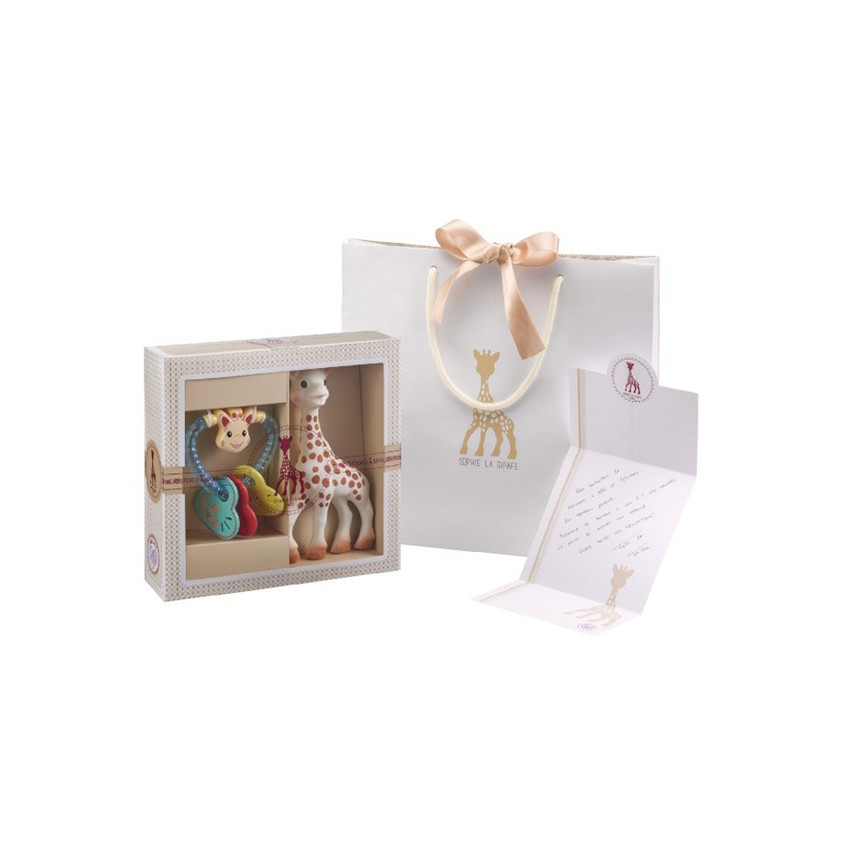 Coffret SophieSticated Classique Sophie la Girafe + Hochet cœur